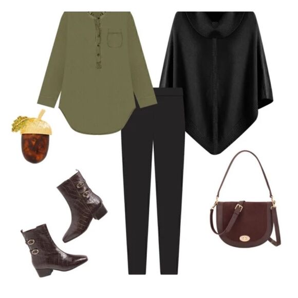 Talbots Chatham Ankle Fit higher waisted w side zip black pants - Picture 13 of 13